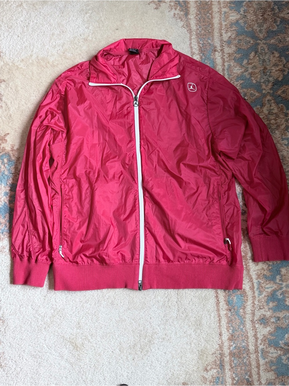 Jordan brand red light weight jacket Sz xl